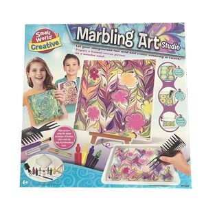 Small World Creative Marbling Art Studio Kit - New Open Box